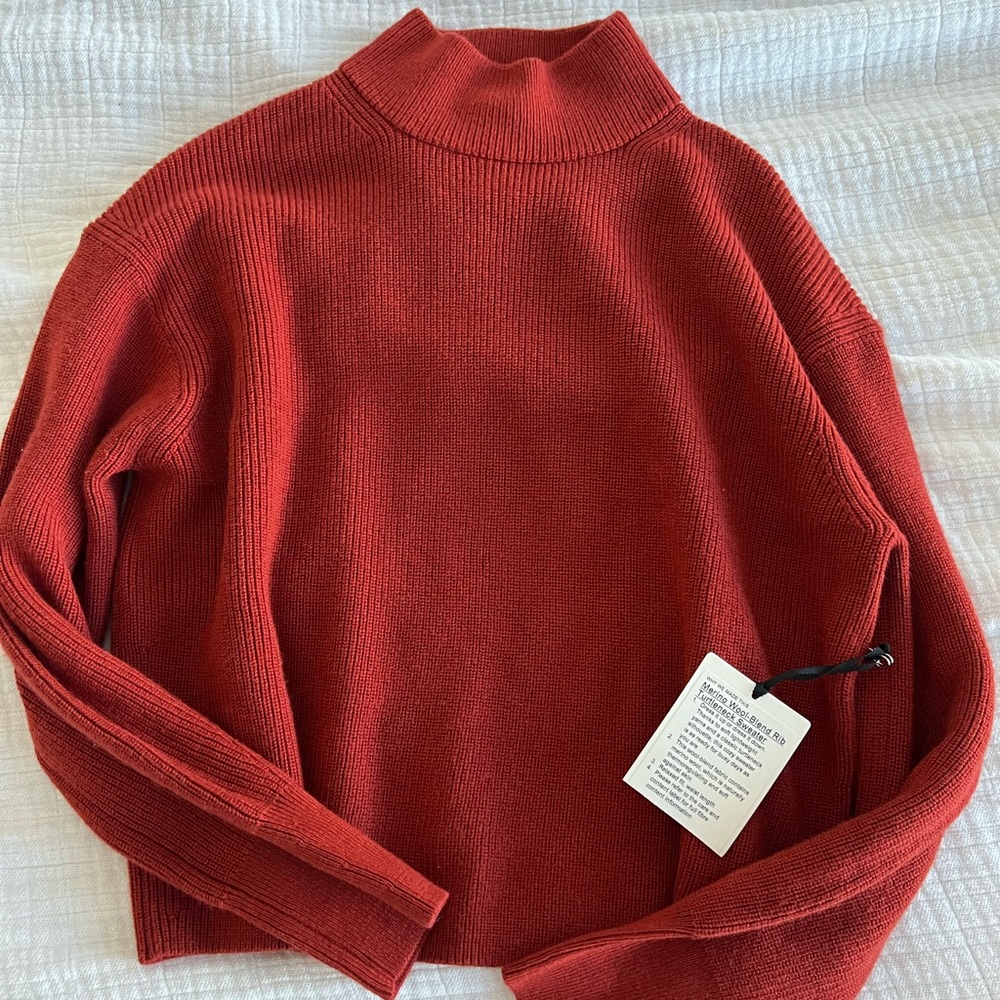 Lululemon Merino Wool-Blend Rib Turtleneck Sweater
